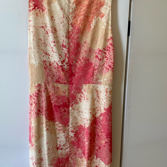 Ann Taylor - Loft Dress 👗 in Stunning Pink Florals and Tan Colors🌸🌸Super Soft - Picture 11 of 12
